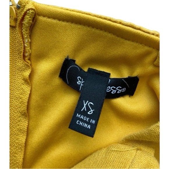 Yellow dress, size XS. - Picture 2 of 2